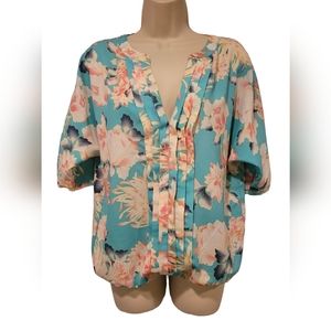 Floral Dolman blouse